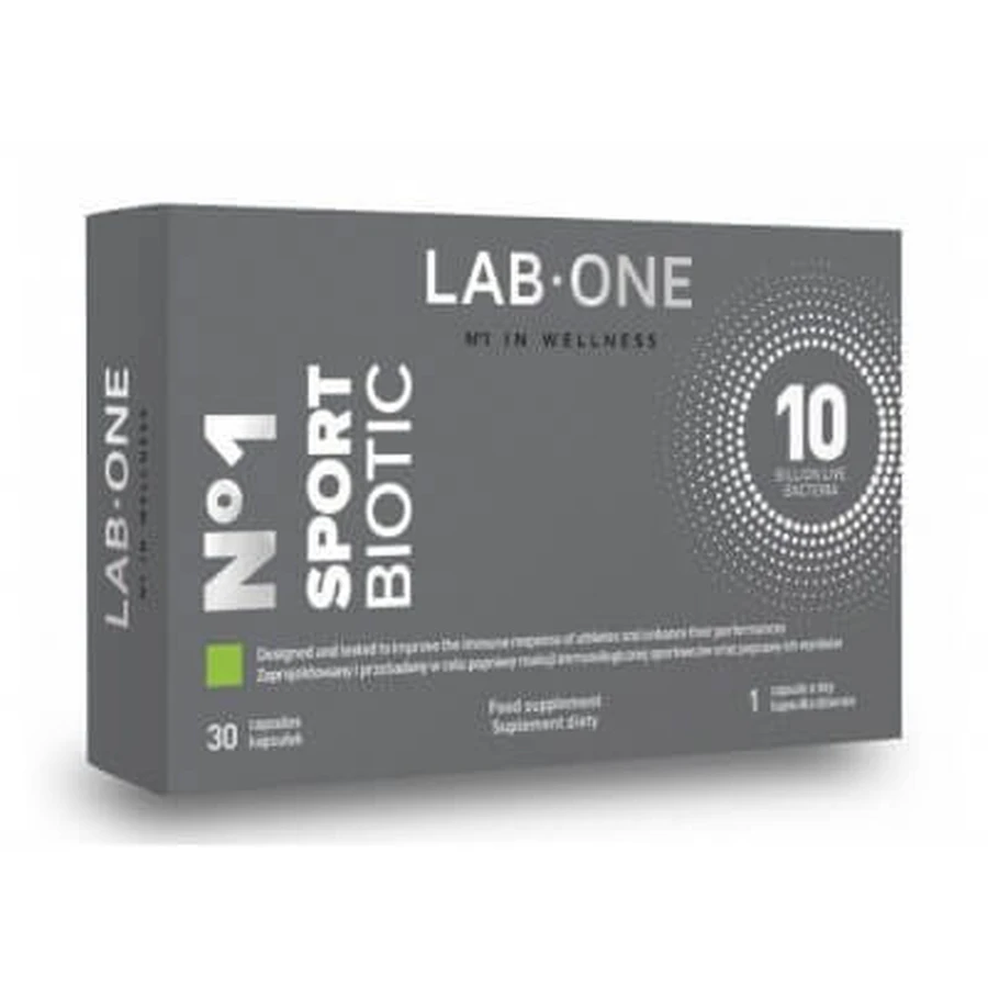 Lab One SportBiotic, 30 capsules