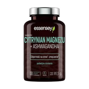 Essensey Citrato de magnesio + Ashwagandha, 90 cáps.