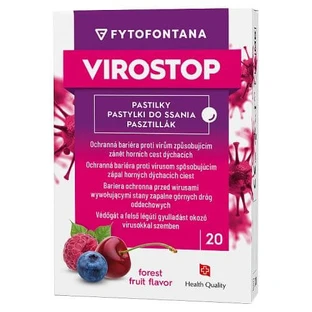 Fytofontana Virostop Lutschtabletten mit Waldfruchtgeschmack, 20 Stück