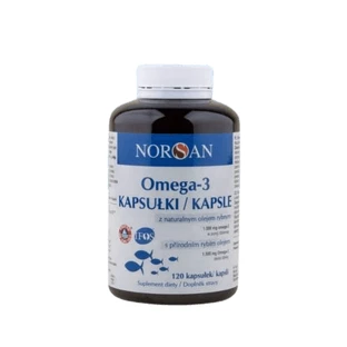 Norsan Omega-3 with natural fish oil (1500 mg), 120 caps