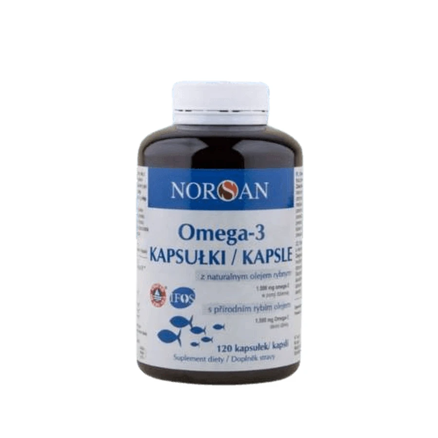 Norsan Omega-3 with natural fish oil (1500 mg), 120 caps