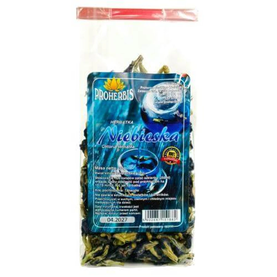 PROHERBIS Té Azul Clitoria ternatus flor, 30 g