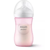 AVENT Natural Response-babyfles 1m+ SCY903/11 roze, 260 ml