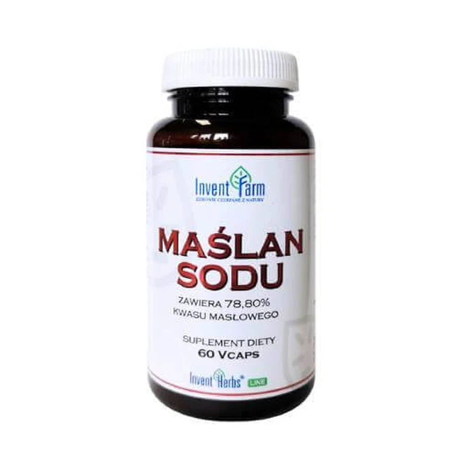 Invent Farm Sodium Butyrate, 60 capsules