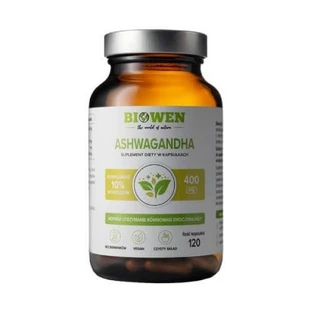 Biowen Ashwagandha 400 mg, 120 Kapseln