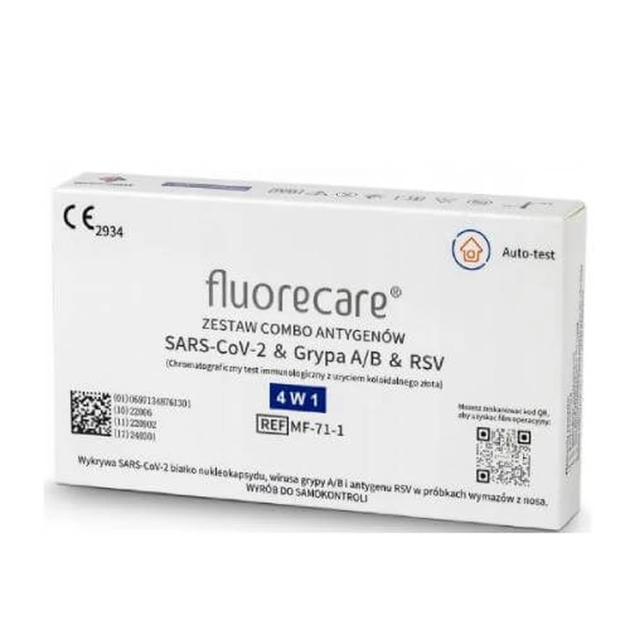 FLUORECARE COVID-19 Influenza A+B, RSV Combo Test