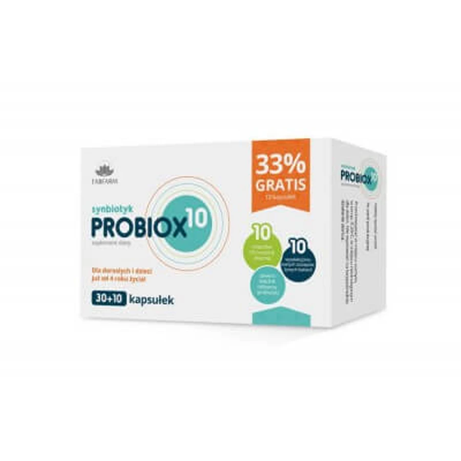 PROBIOX10, 30-caps.(+10-caps.)