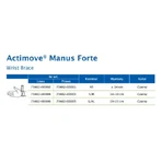 Actimove Professional Line Muñequera talla S/M (izquierda) negra, 1ud.