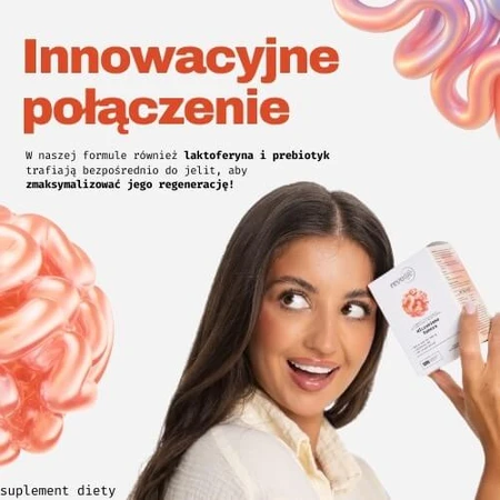 Revolife Microbiome Reborn, 90 Kapseln - Natriumbutyrat, Lactoferrin, Präbiotikum (enterale Kapsel)