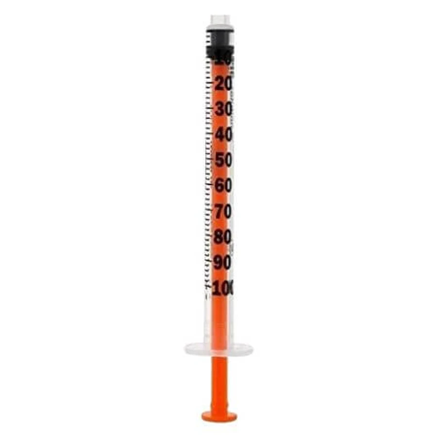 PIC-spuit 1 ml naaldvrij, 160 st