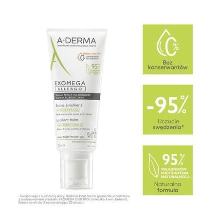 A-DERMA Exomega Allergo Lotion, 200ml