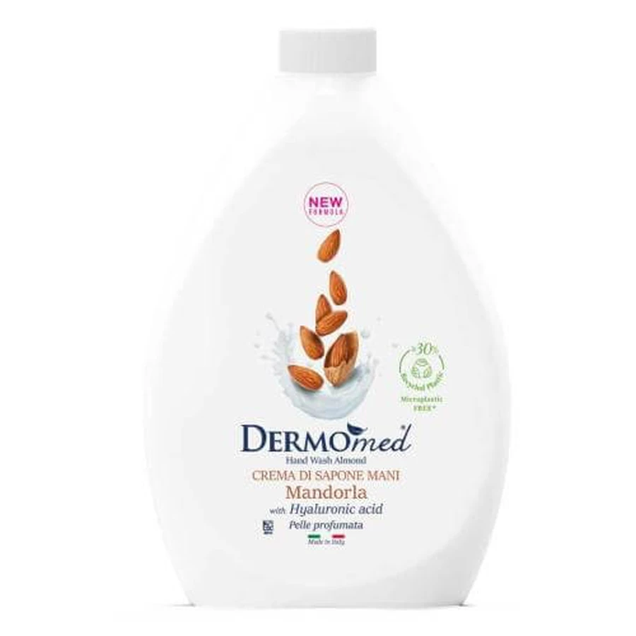 Jabón de Manos Dermomed Almendra, repuesto, 1000 ml