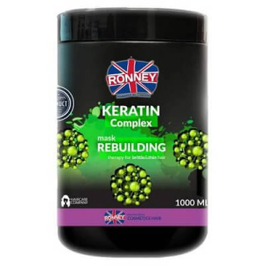 RONNEY Restorative Mask - keratin,1000ml