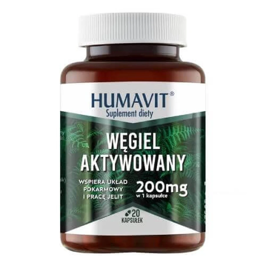 HUMAVIT Aktivkohle, 20 Kapseln