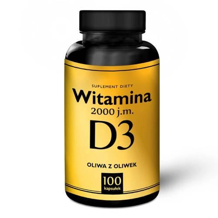 Vitamine D3 2000 IE, 100 capsules
