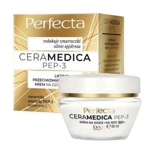 PERFECTA Ceramedica PEP-3 Crema antiarrugas lifting día y noche 50+, 50ml