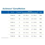 Actimove Professional Line Medische compressie knie stabilisator XXS wit