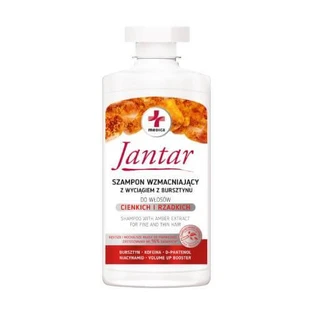 JANTAR MEDICA Shampoing fortifiant pour cheveux fins et clairsemés à l'extrait d'ambre, 330 ml