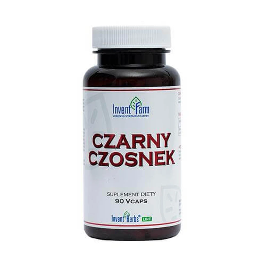 Invent Farm Zwarte Knoflook, 90 capsules