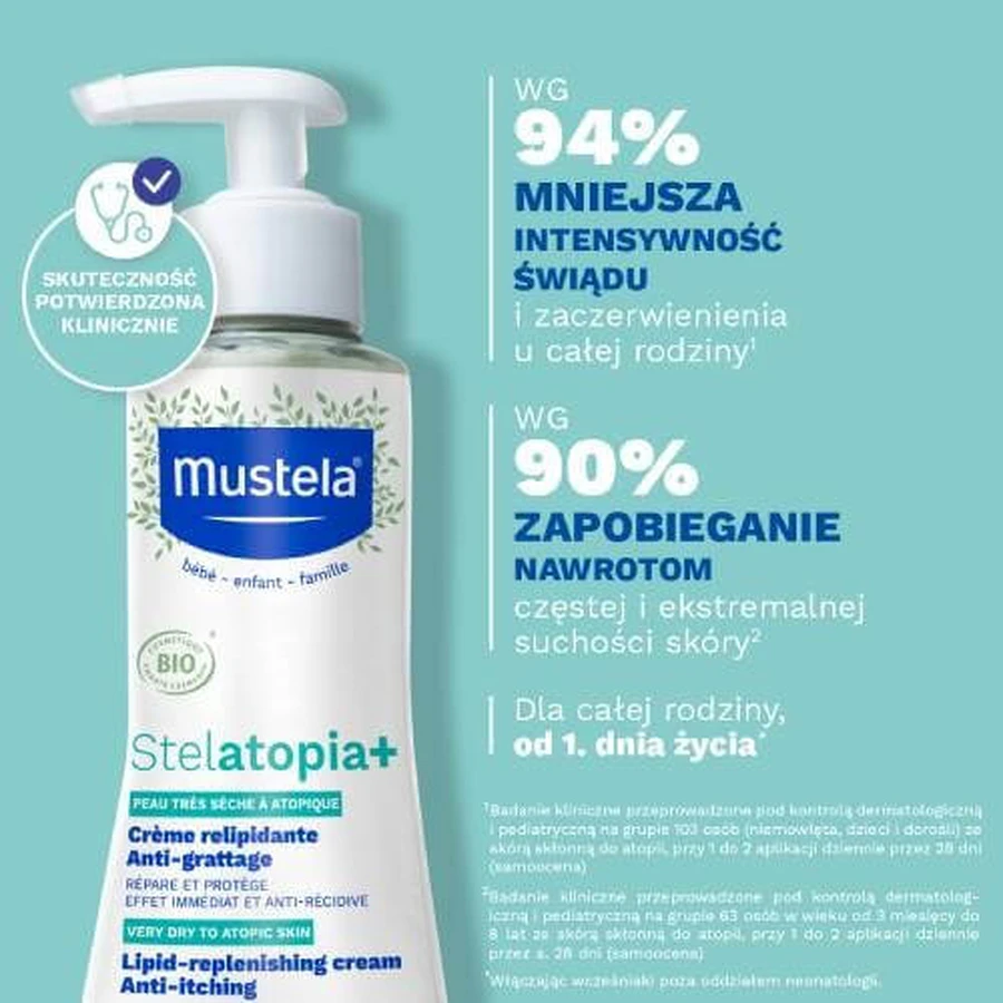 MUSTELA STELATOPIA+ Gentle Emollient Cream, 300ml