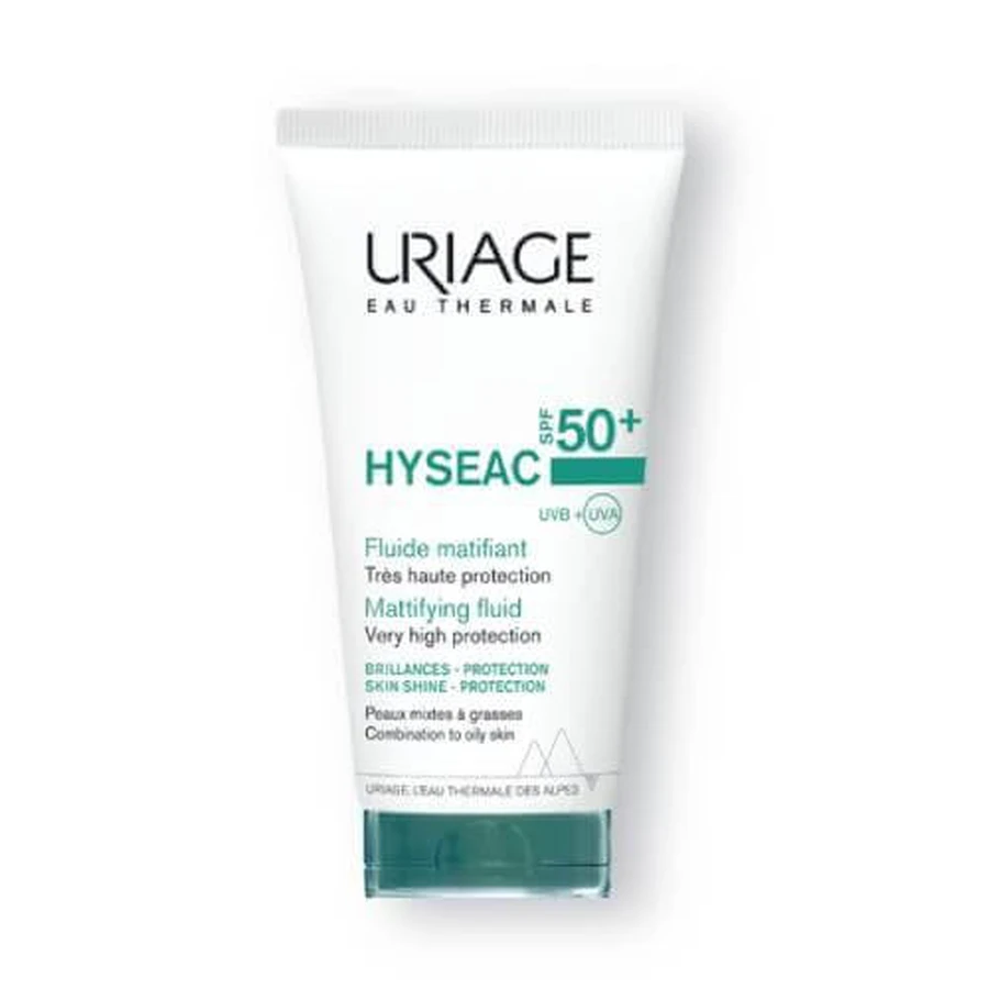 Uriage Hyseac Sunscreen Mattifying Fluid SPF 50+, 50 ml