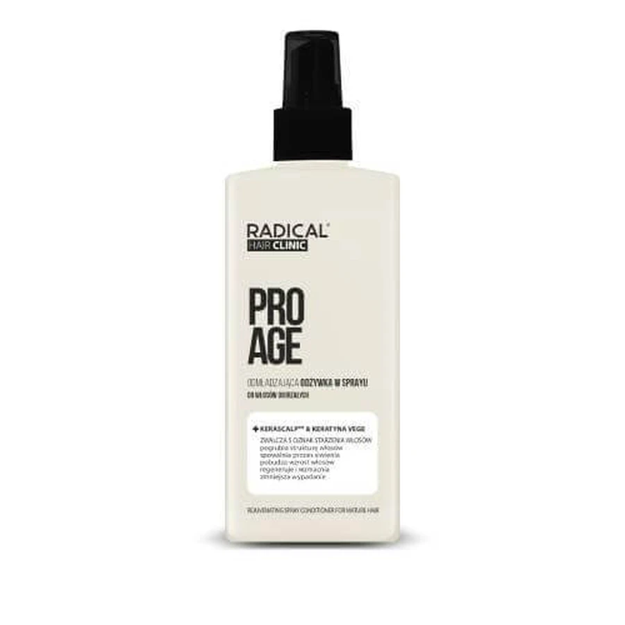 Spray acondicionador rejuvenecedor Farmona Radical Hair Clinic Pro Age, 200 ml