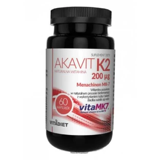 VITADIET Akavit K2 200 µq, 60 caps