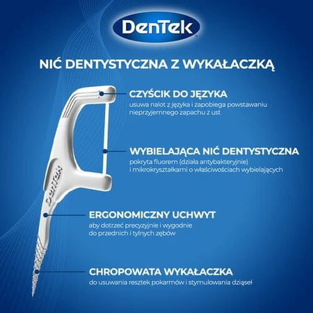 DENTEK Fresh&White Floss Toothpicks, 36pcs
