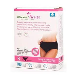 MASMI Braga menstrual de algodón orgánico talla S, 1ud.