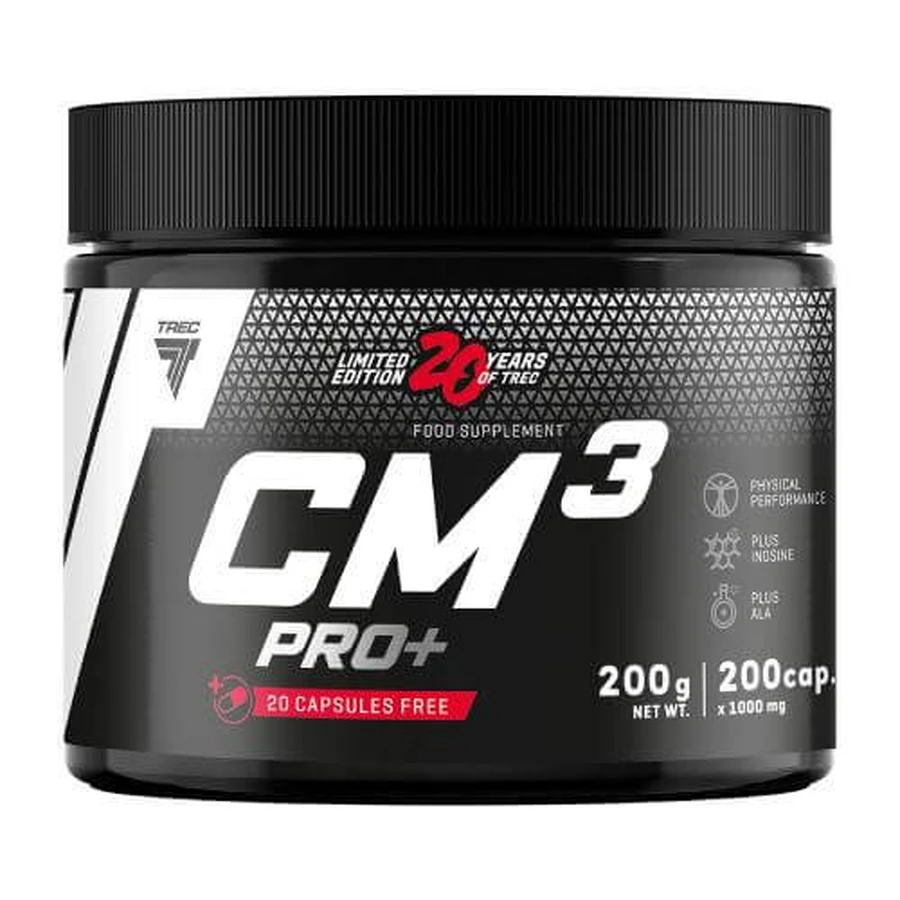 Trec CM3 Pro+ Creatine tricreatinemalaat, 200 caps