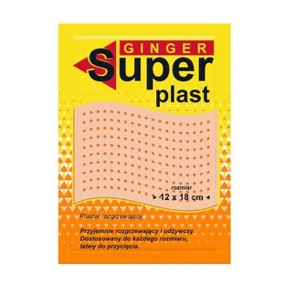 Ginger Super Plaster Warming Plaster 12 x 18 cm, 1 pc.