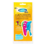 DENTEK Dental Floss for Children Toothbrushes Fyn Flossers, 40pcs