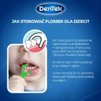 DENTEK Kids Dental Floss Toothpicks Fyn Flossers, 40pcs