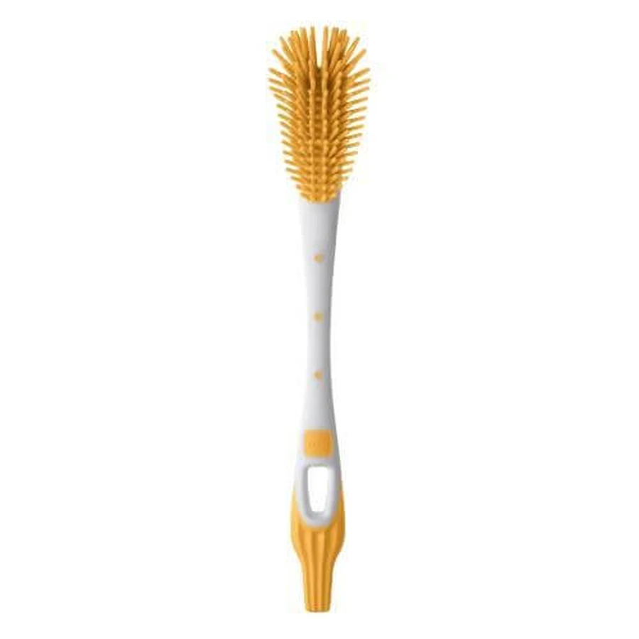 MAM Soft Brush for bottles and pacifiers yellow