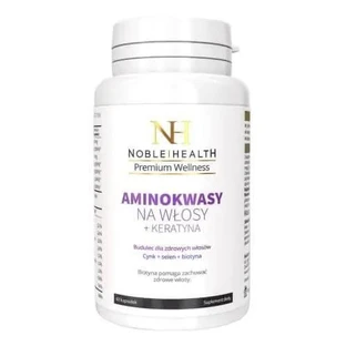 NOBLE HEALTH Aminosäuren für Haare + Keratin, 60 Kapseln