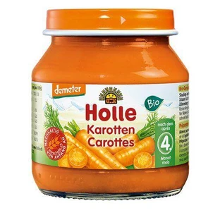 HOLLE Bio-Babynahrung Karotte, 125g