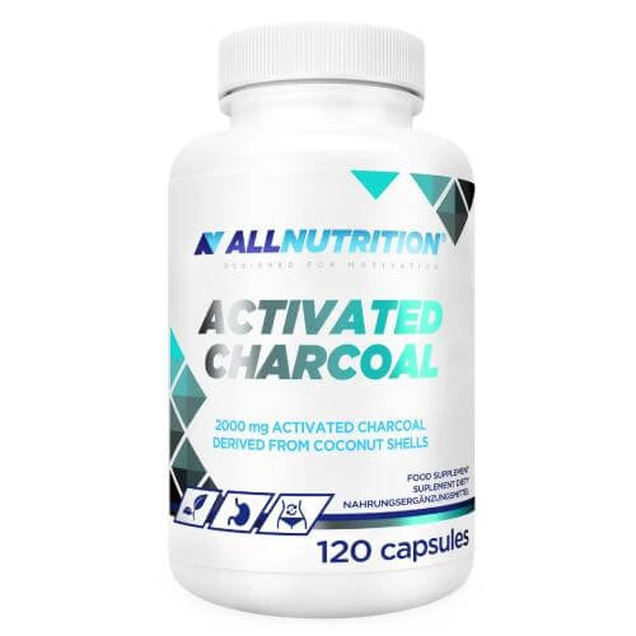 Allnutrition Geactiveerde Houtskool, 120 caps