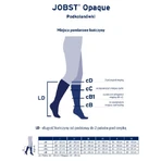 JOBST OPAQUE chaussettes de compression longues CCL2 caramel, taille 6 ZP