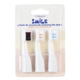 VITAMMY SMILE Sonic toothbrush tips for kids 3+ set: polar bear, black cat, dog, 3 pcs.