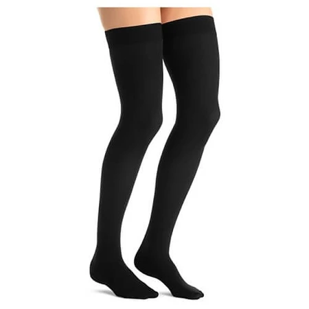 JOBST OPAQUE lange Kompressionsstrümpfe CCL1 schwarz, Größe 2 ZP