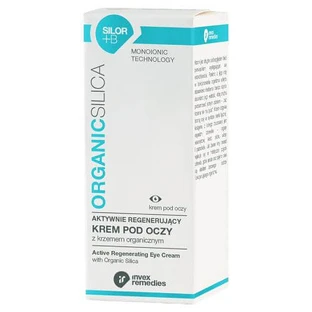 INVEX REMEDIES ORGANIC SILICA Silor+B Aktive regenerierende Augencreme mit organischem Silizium, 15 ml