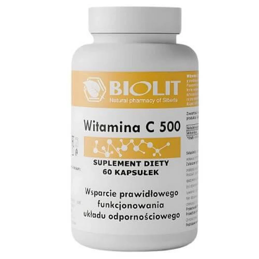 BIOLIT Vitamine C 500, 60 capsules