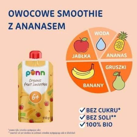 SALVEST PÕNN BIO Frucht-Smoothie mit Ananas, 110g