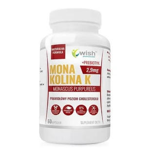 WISH Pharmaceutical Monacolin K 2.9 mg, 60 caps