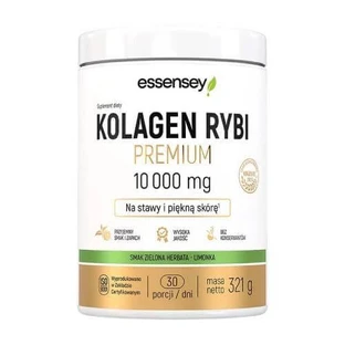 Essensey Collagène de poisson Premium goût thé vert-citron vert, 321 g