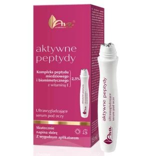 AVA Active Peptides Ultra-glättendes Augenserum mit Roll-on, 15 ml