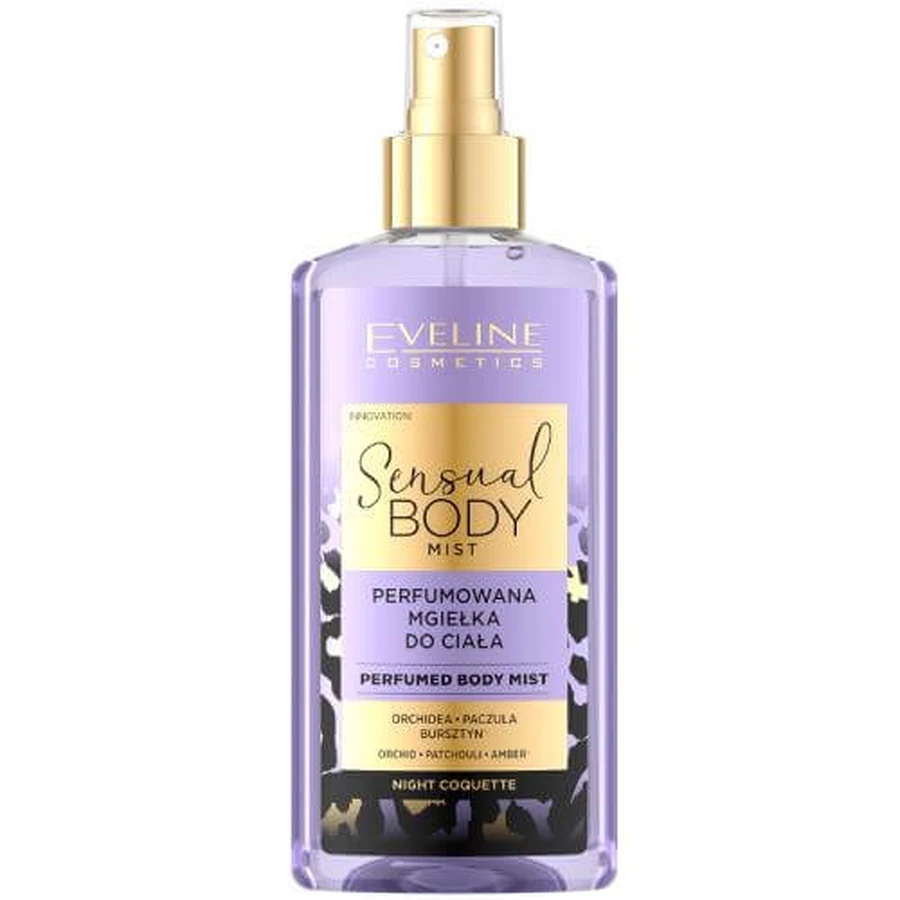 EVELINE Sensual Body Mist Brume corporelle parfumée Night Coquette, 150ml
