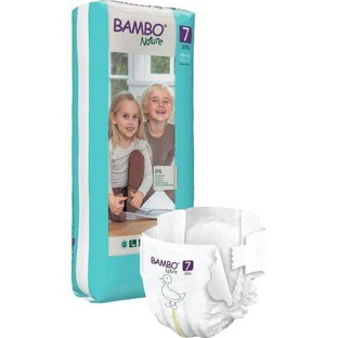 Pañales Bambo Nature 7 (3XL 18+kg), 40 unidades