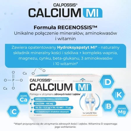 Home Farmacia Calpossis Calcio MI sabor naranja, 14 sobres