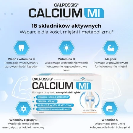 Home Farmacia Calpossis Calcio MI sabor naranja, 14 sobres